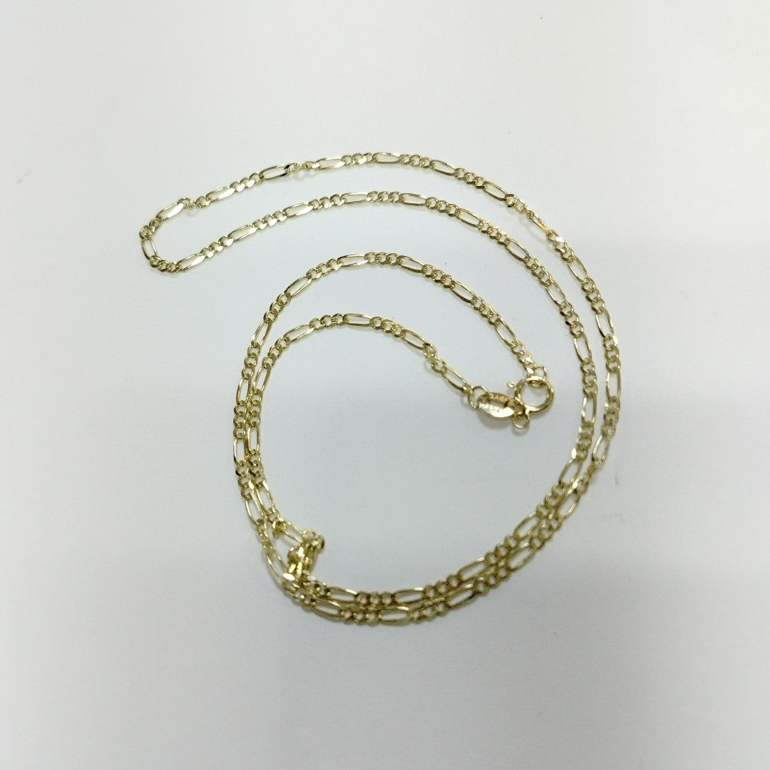 CADENAS TEJIDO 3X1 ORO 10K 50 CM 2.9 GR (NUEVO)