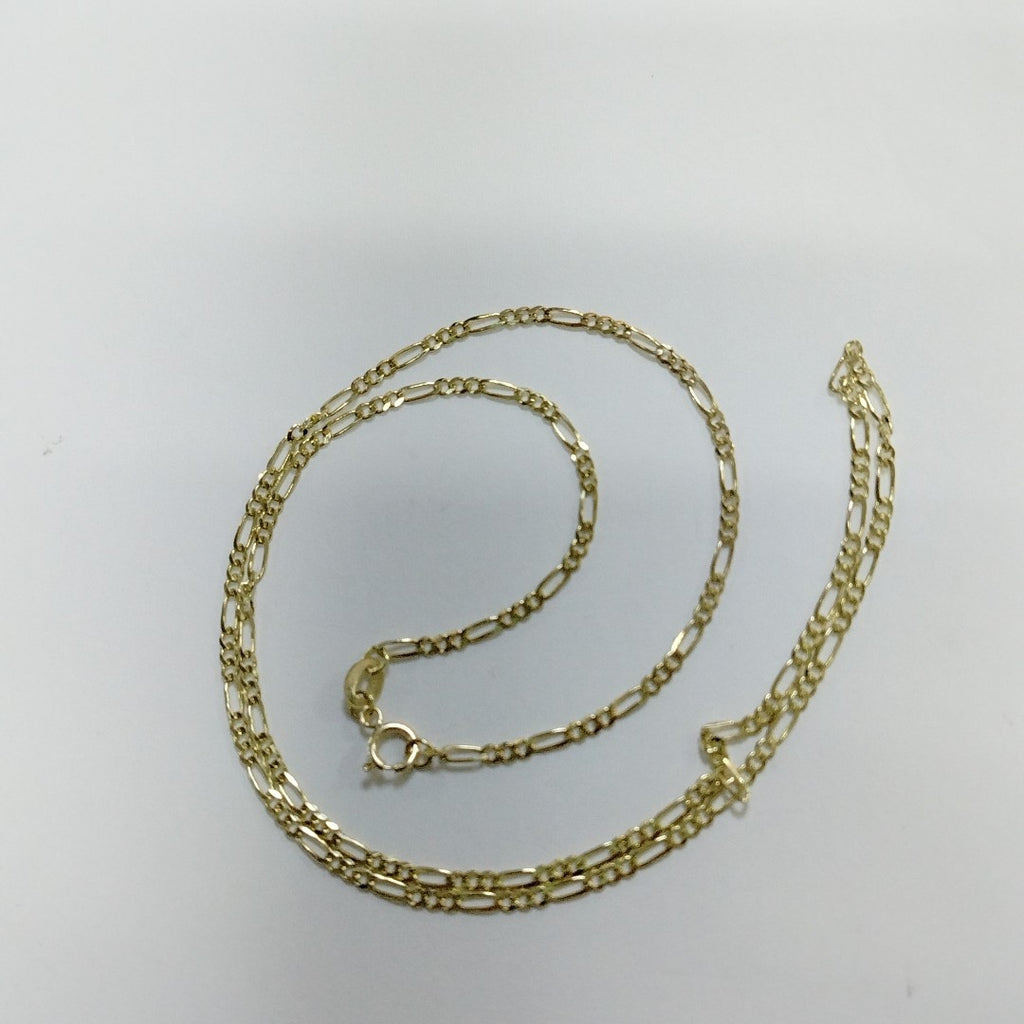 CADENAS TEJIDO 3X1 ORO 10K 50 CM 2.9 GR (NUEVO)