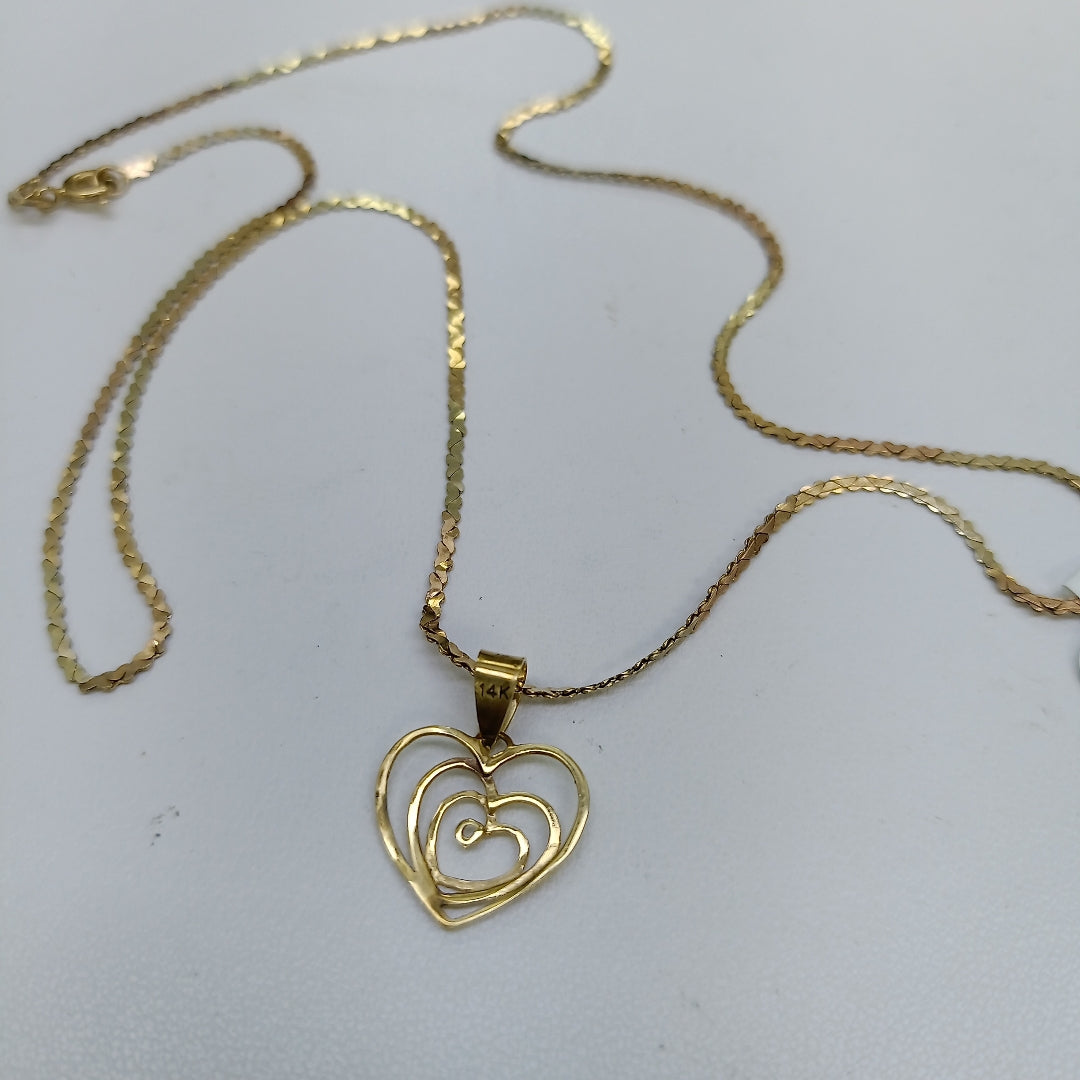 GARGANTILLA ORO 14 K 3.2 GRMS (SEMINUEVO)
