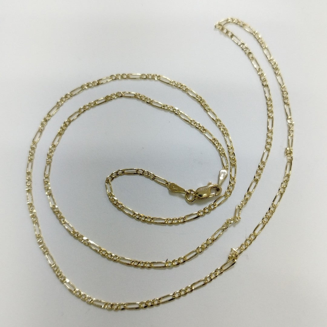 CADENAS 3X1 ORO 14K 55 CM 4 GR (NUEVO)