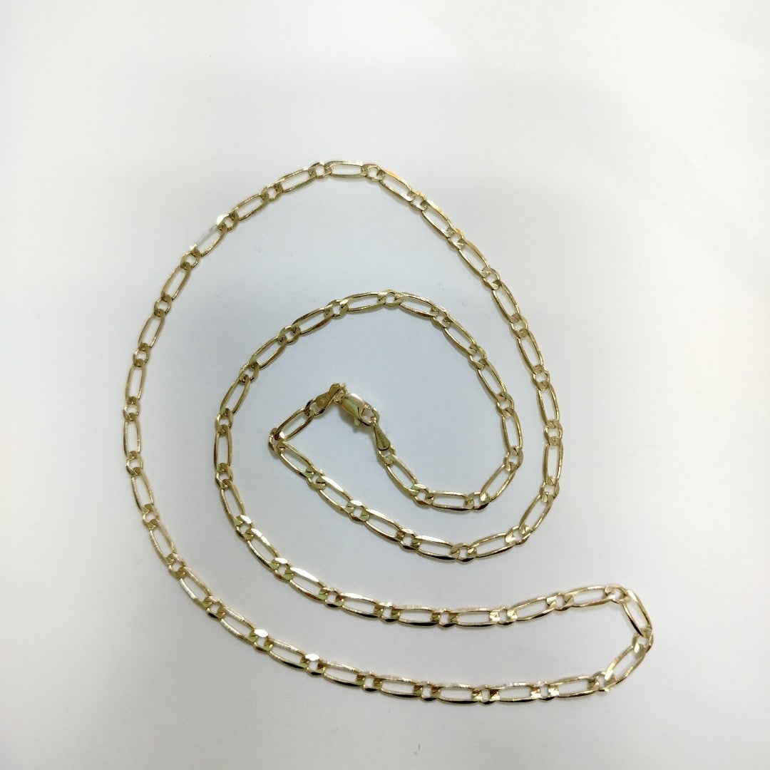 CADENAS 1X1 ORO 14K 55 CM 7.5 GR (NUEVO)
