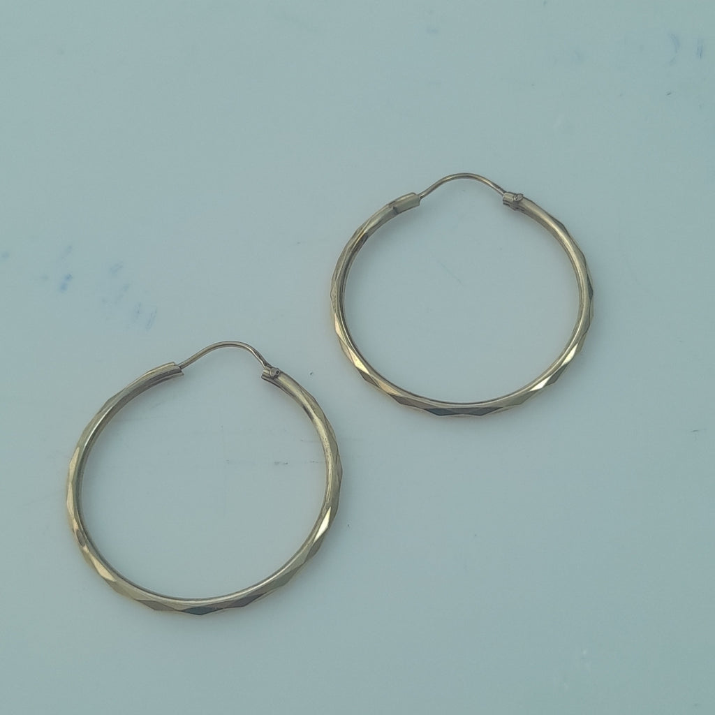 ARRACADAS PAR ORO 14 K 2 GRMS (SEMINUEVO)