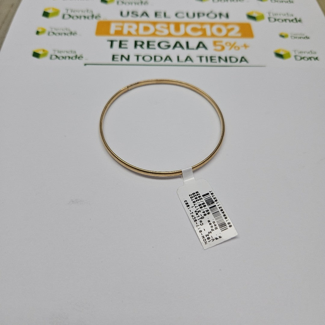 PULSERA RIGIDA ORO 14 K 4.3 GRMS (SEMINUEVO)