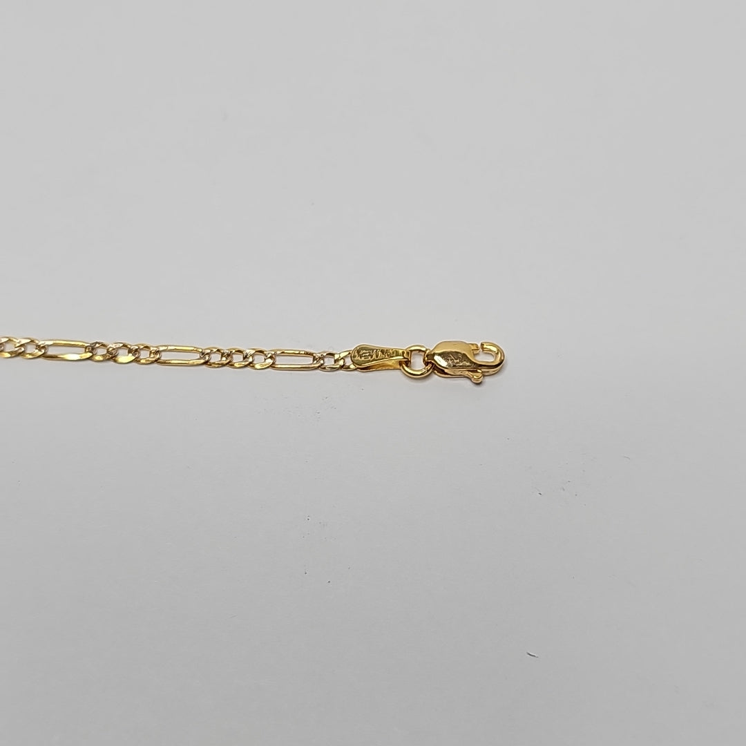 PULSERAS TEJIDO 3X1 DIAMANTADO ORO 10K 18 CM 1.7 GR (NUEVO)
