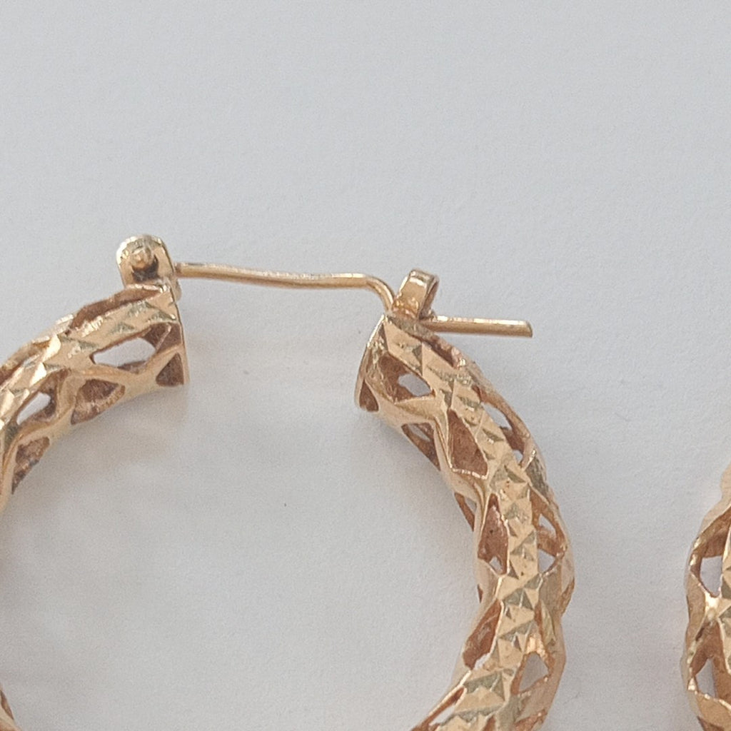ARRACADAS PAR ORO 14 K 6.2 GRMS (SEMINUEVO)