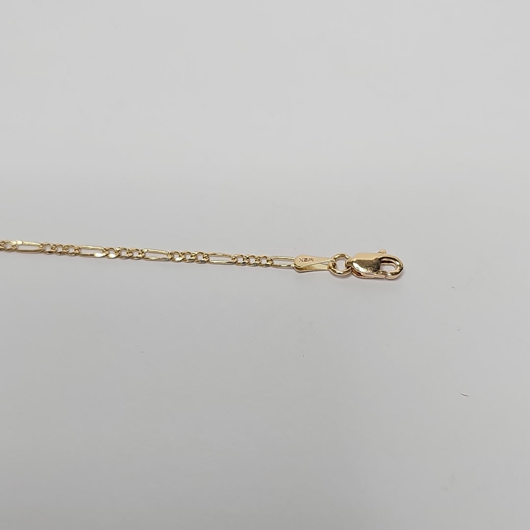 PULSERAS 3X1 ORO 14K 18 CM 1.6 GR (NUEVO)