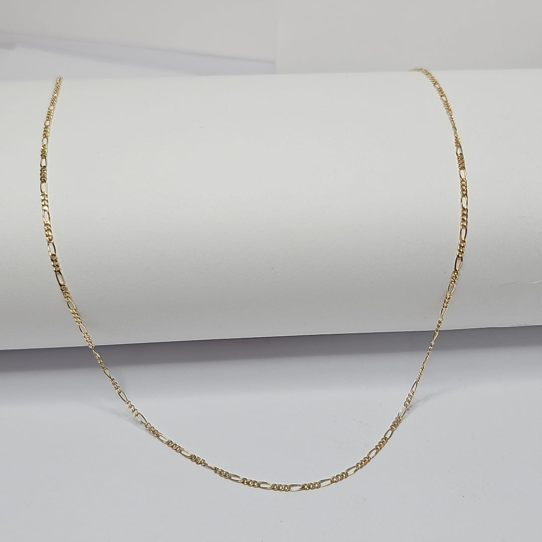 CADENAS TEJIDO 3X1 ORO 14K 55 CM 2.7 GR (NUEVO)