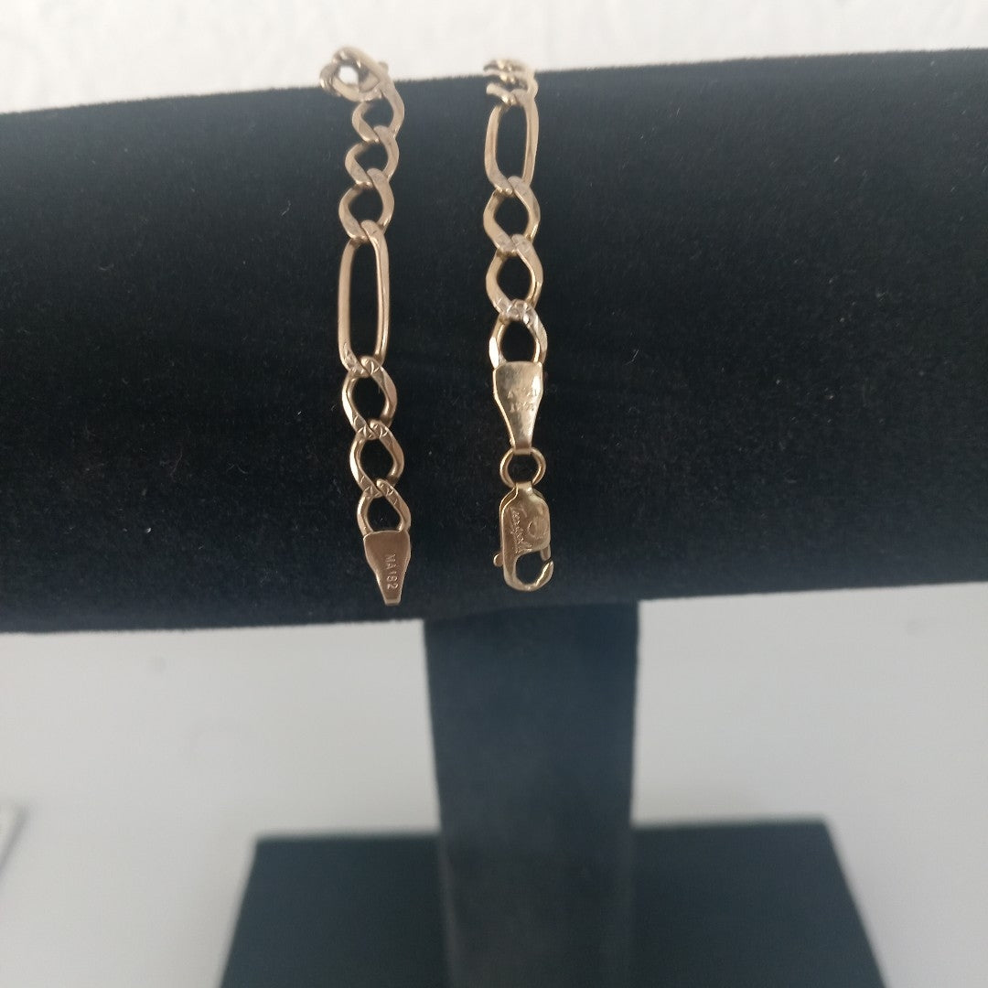 PULSERA ORO, RODIADO 14 K 4.8 GRMS (SEMINUEVO)