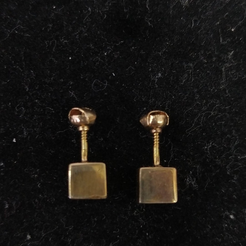 BROQUELES PAR ORO 14 K 1.2 GRMS (SEMINUEVO)