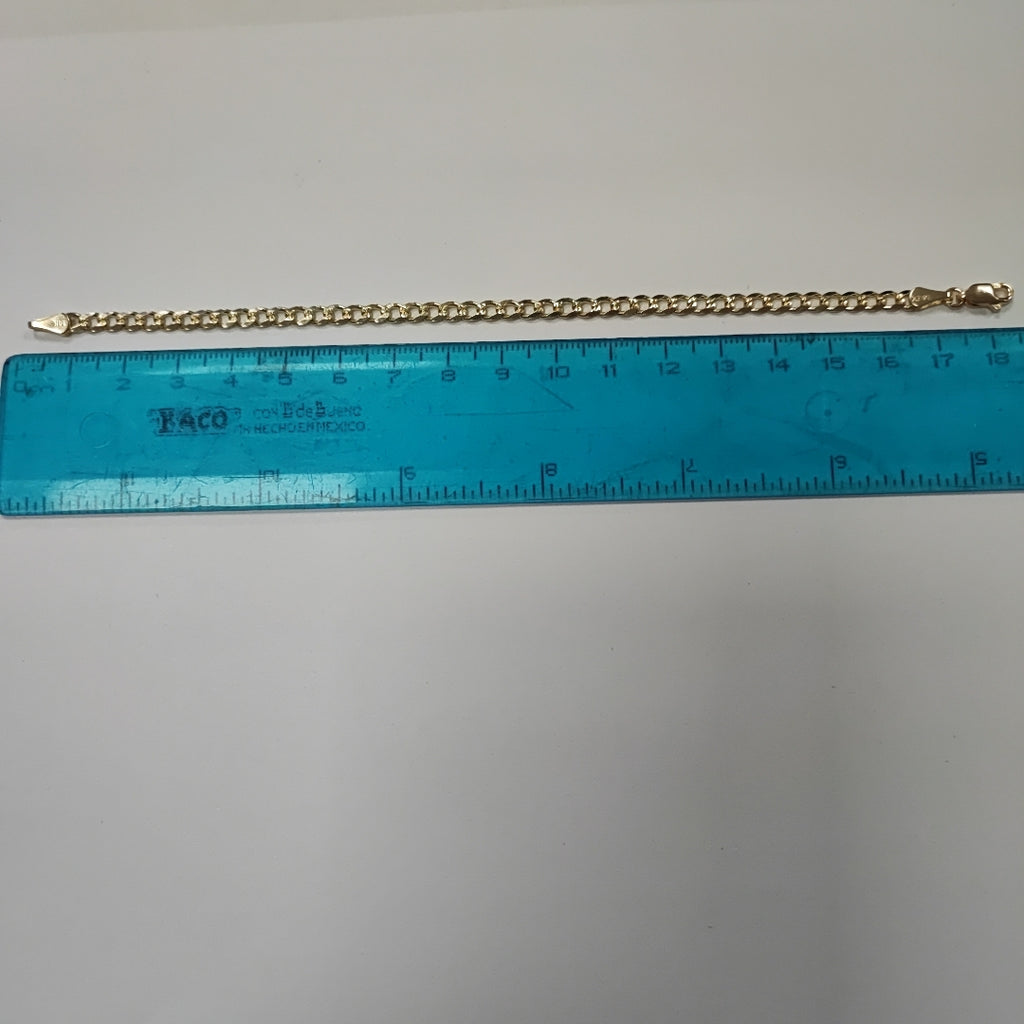PULSERAS BARBADA ORO 14K 18 CM 4.6 GR (NUEVO)