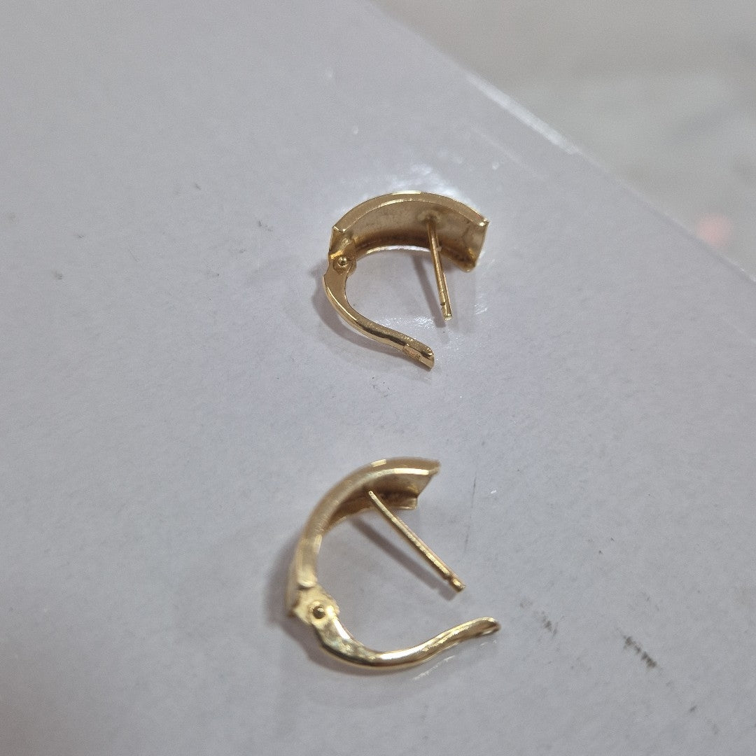 ARETES PAR ORO 18 K 2,00 GRMS (SEMINUEVO)