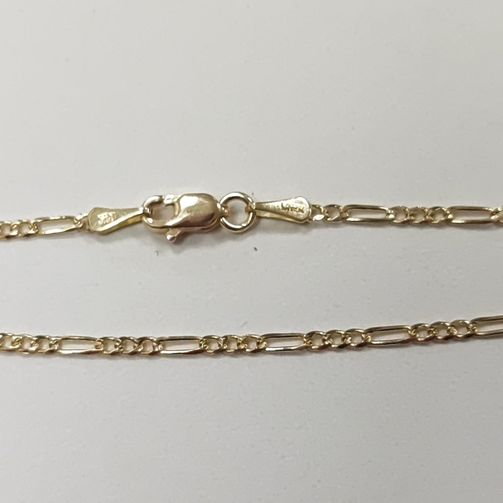 PULSERAS BARBADA ORO 14K 21 CM 1.7 GR (NUEVO)