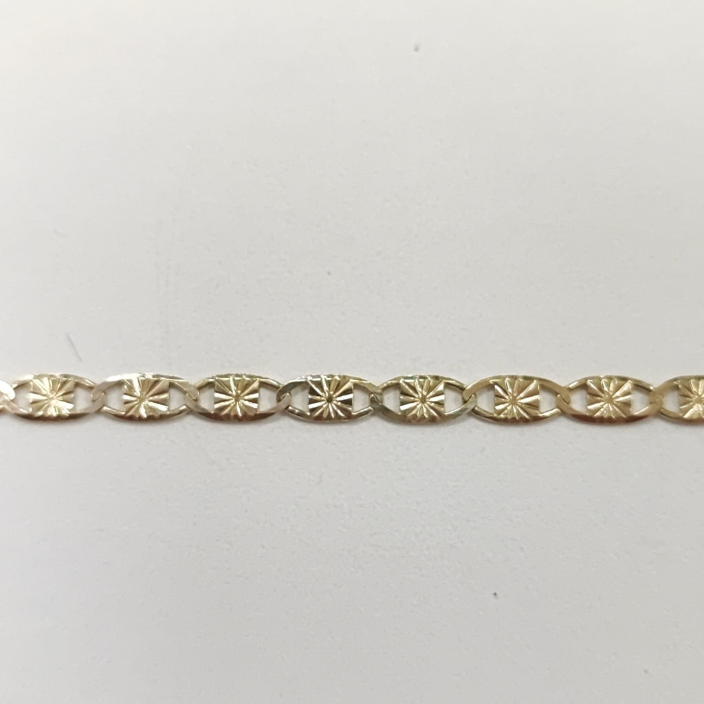 PULSERAS GUCHI ORO 14K 18 CM 2.8 GR (NUEVO)