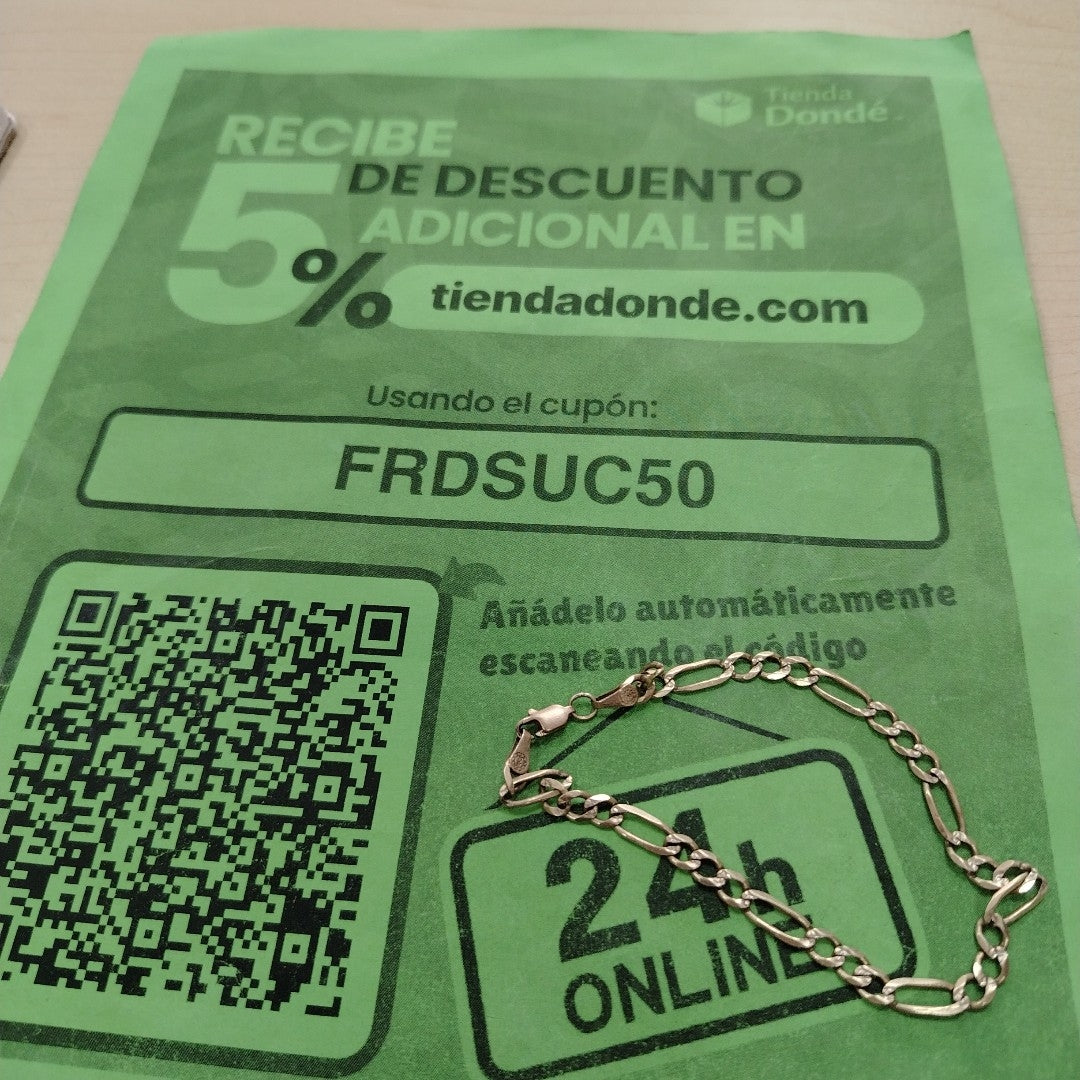 PULSERA ORO 10 K 5.8 GRMS (SEMINUEVO)