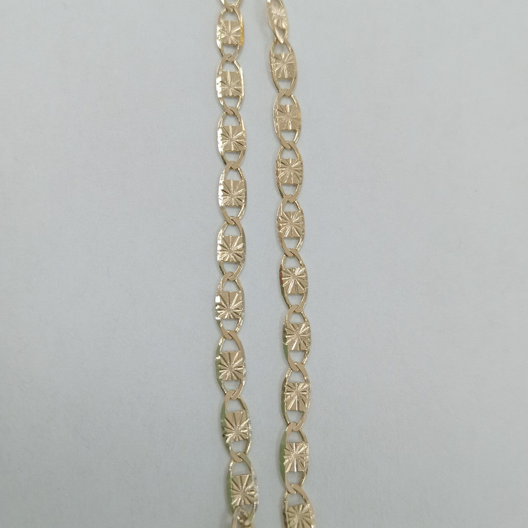 PULSERAS GUCHI ORO 14K 18 CM 2.9 GR (NUEVO)