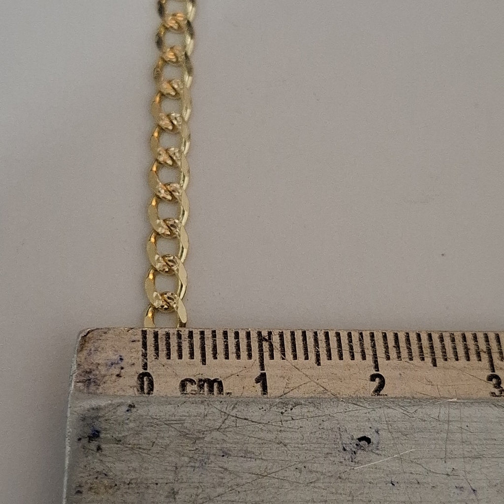 CADENAS BARBADA ORO 14K 55 CM 13 GR (NUEVO)