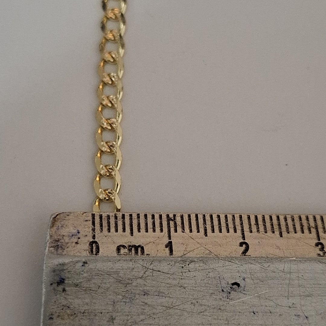 CADENAS BARBADA ORO 14K 55 CM 13 GR (NUEVO)