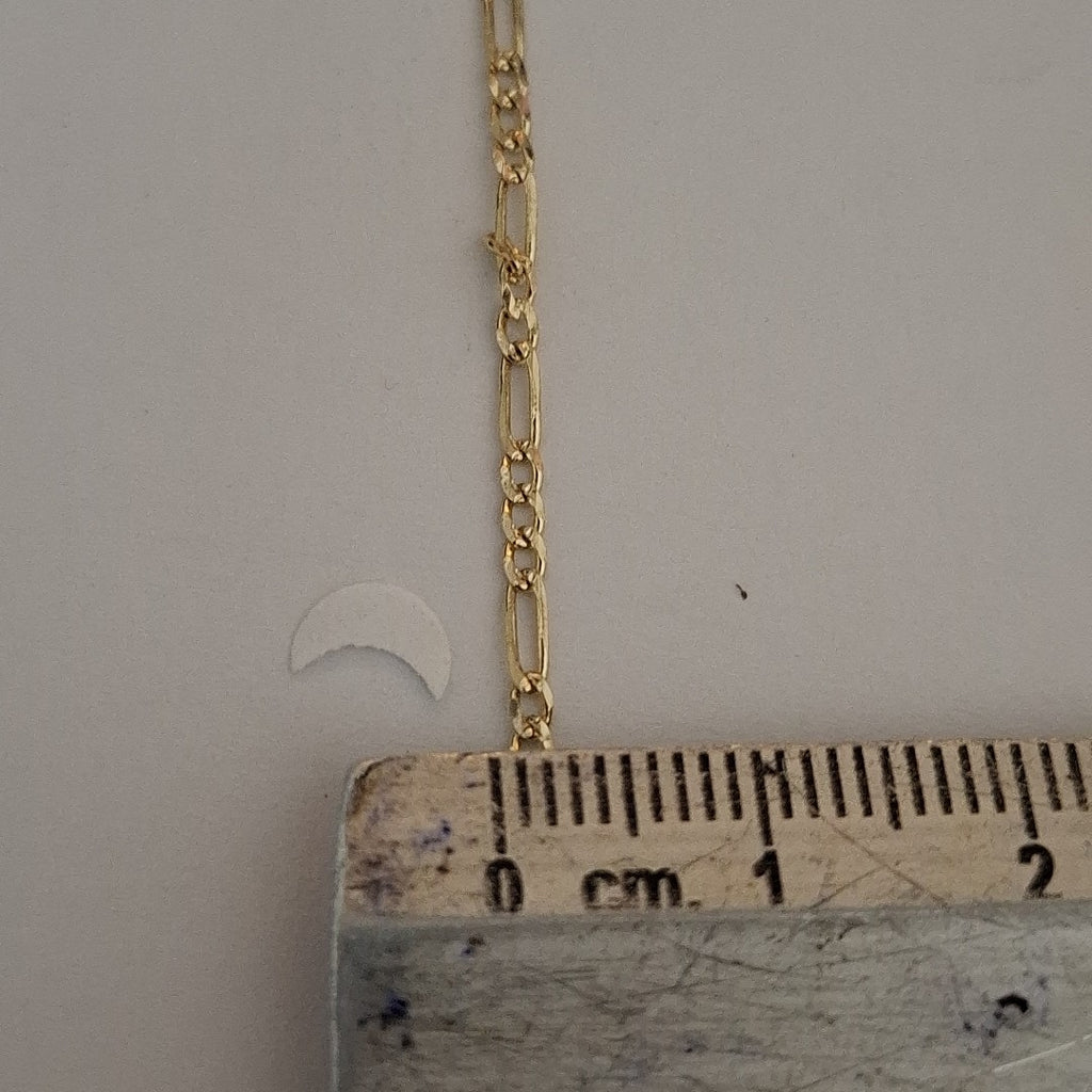 CADENAS 3X1 ORO 14K 55 CM 4 GR (NUEVO)