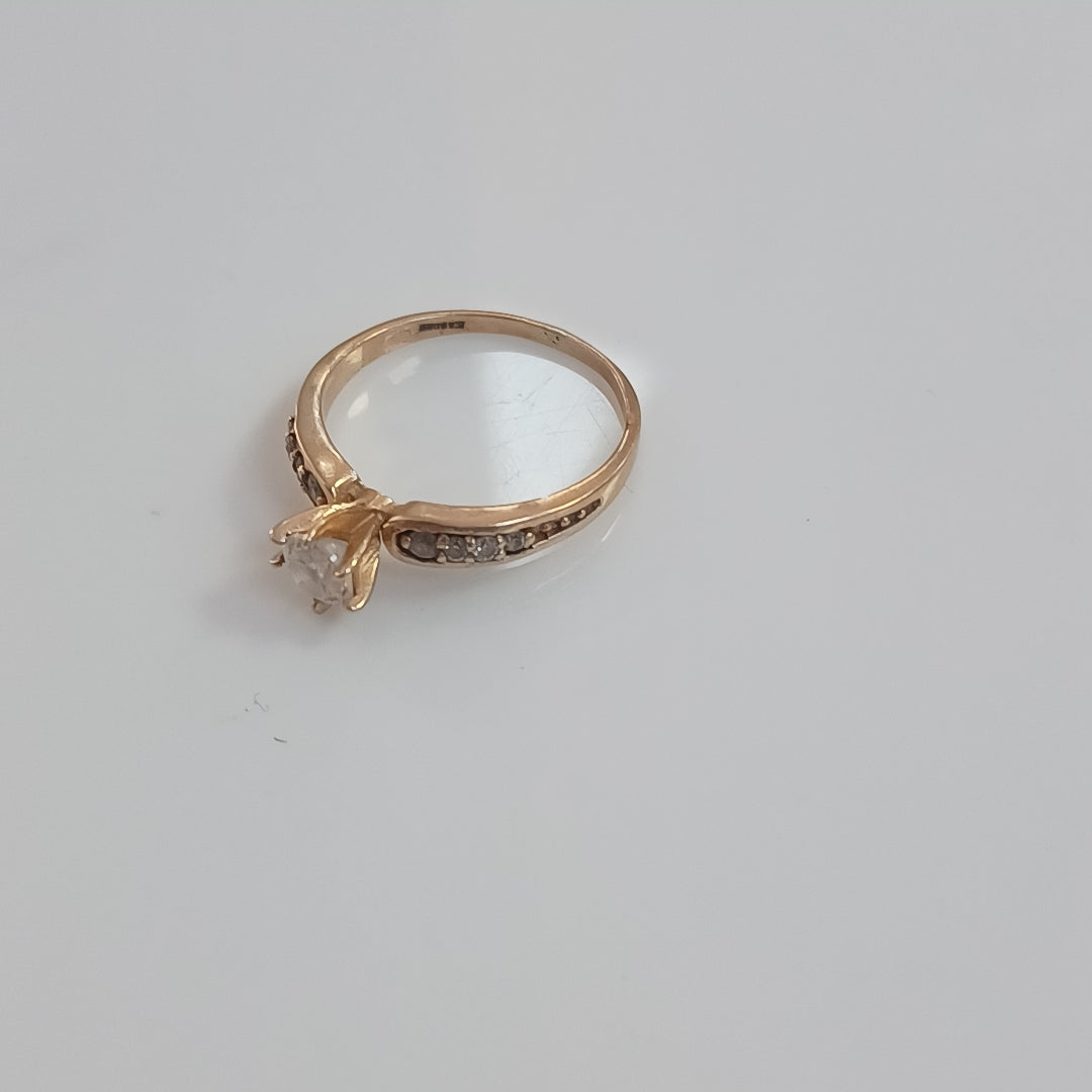 ANILLO ORO 10 K 2.4 GRMS (SEMINUEVO)