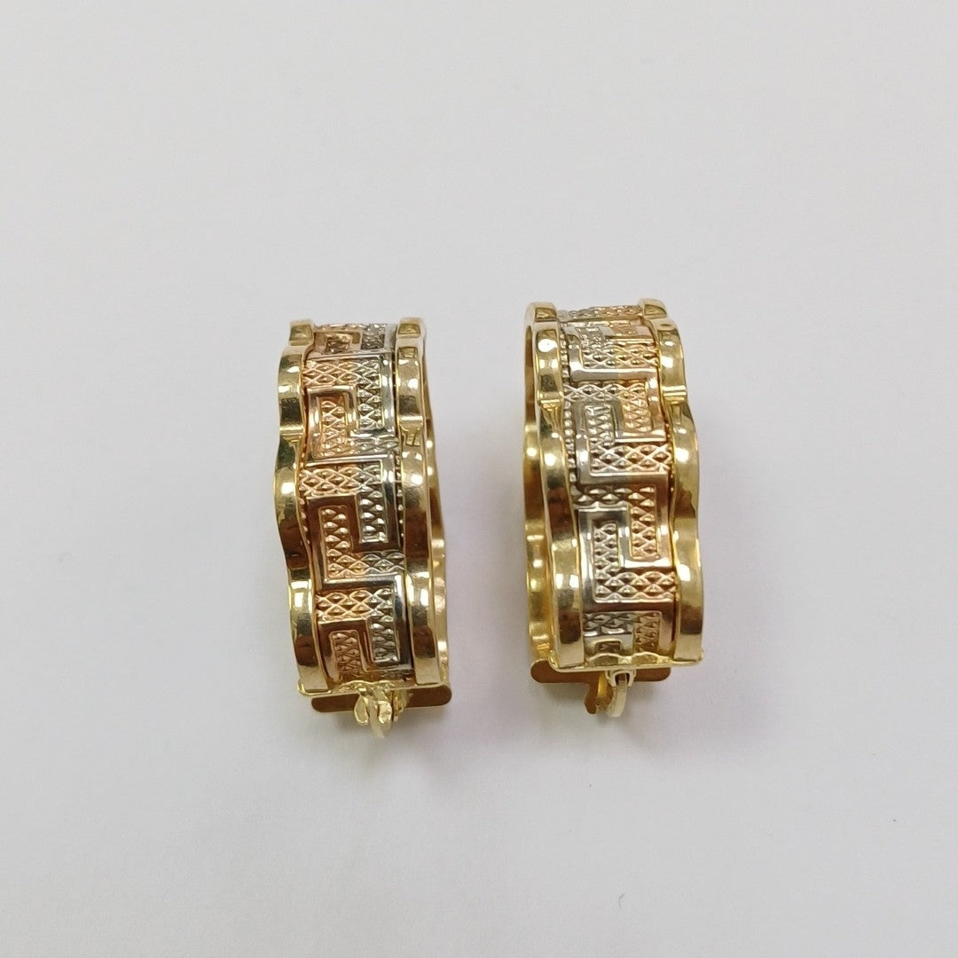 ARRACADAS PAR ORO 14 K 6,80 GRMS (SEMINUEVO)