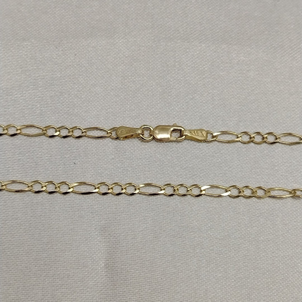 CADENAS TEJIDO 3X1 ORO 10K 50 CM 3.9 GR (NUEVO)