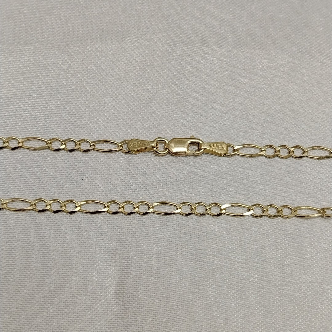 CADENAS TEJIDO 3X1 ORO 10K 50 CM 3.9 GR (NUEVO)
