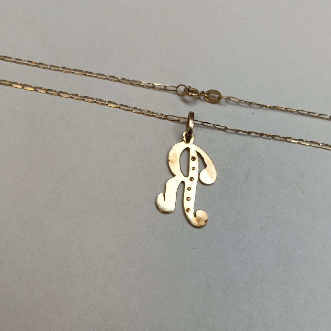 CADENA, DIJE ORO 14 K 3.1 GRMS (SEMINUEVO)