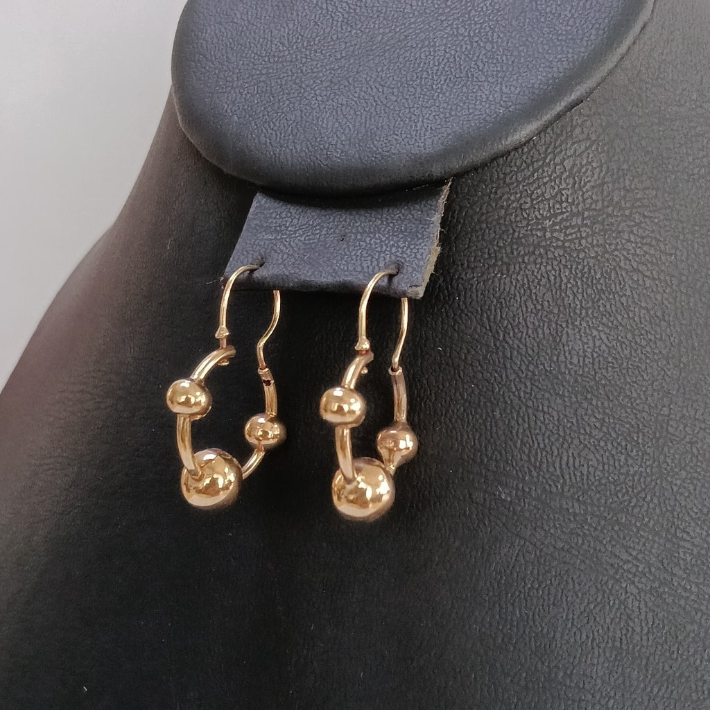 ARRACADAS PAR ORO 10 K 2.5 GRMS (SEMINUEVO)