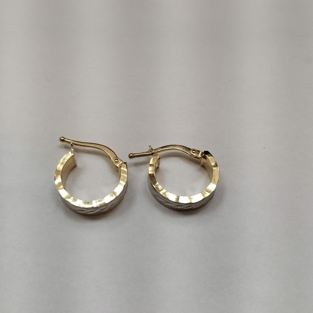 ARRACADAS PAR ORO 14 K 1.2 GRMS (SEMINUEVO)