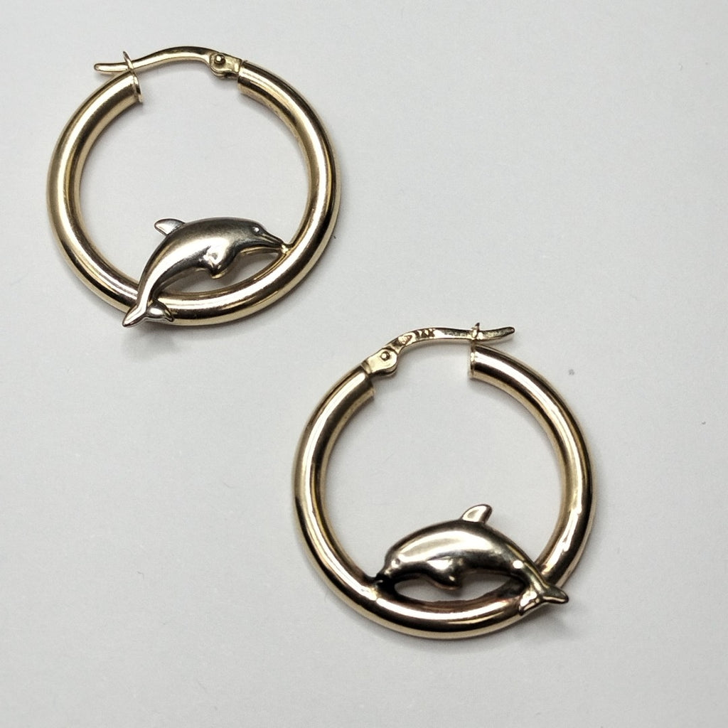 ARRACADAS PAR ORO 14 K 3.3 GRMS (SEMINUEVO)