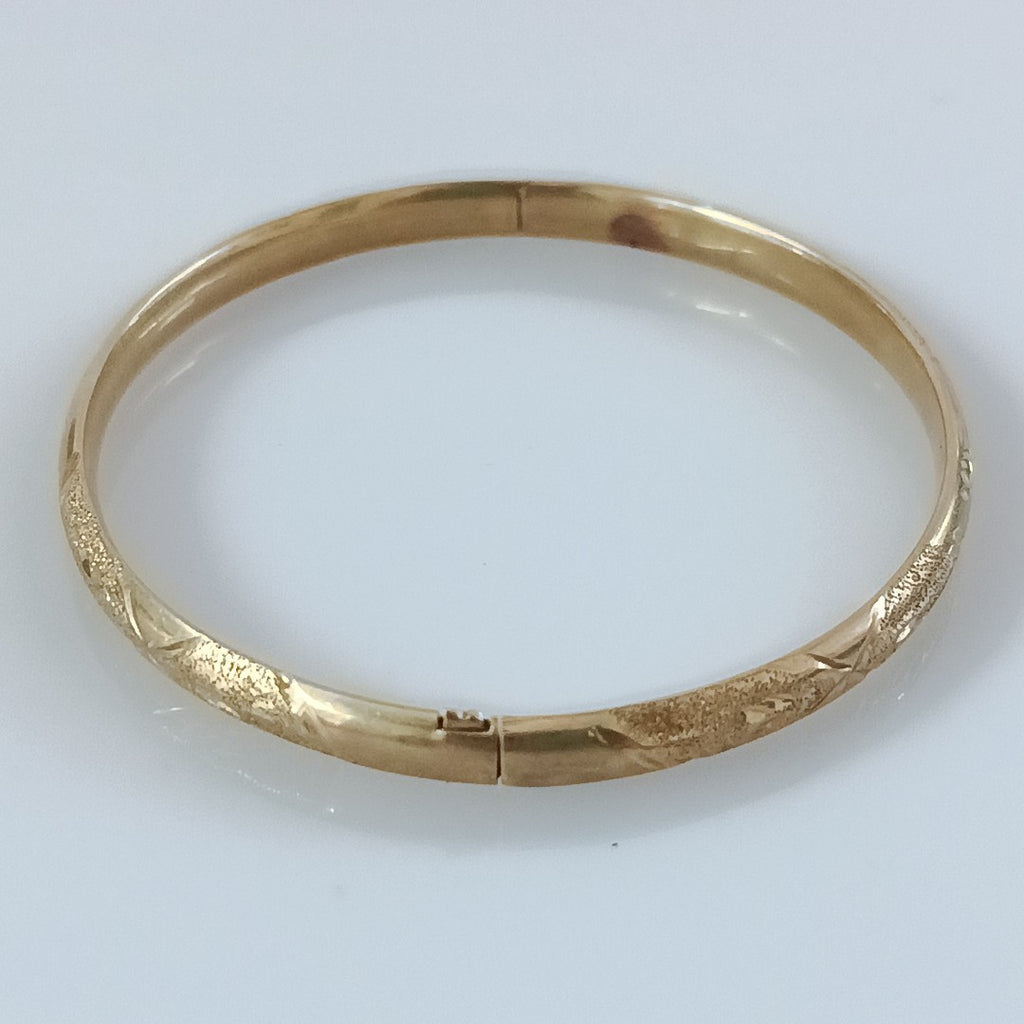 PULSERA RIGIDA ORO 14 K 5,30 GRMS (SEMINUEVO)