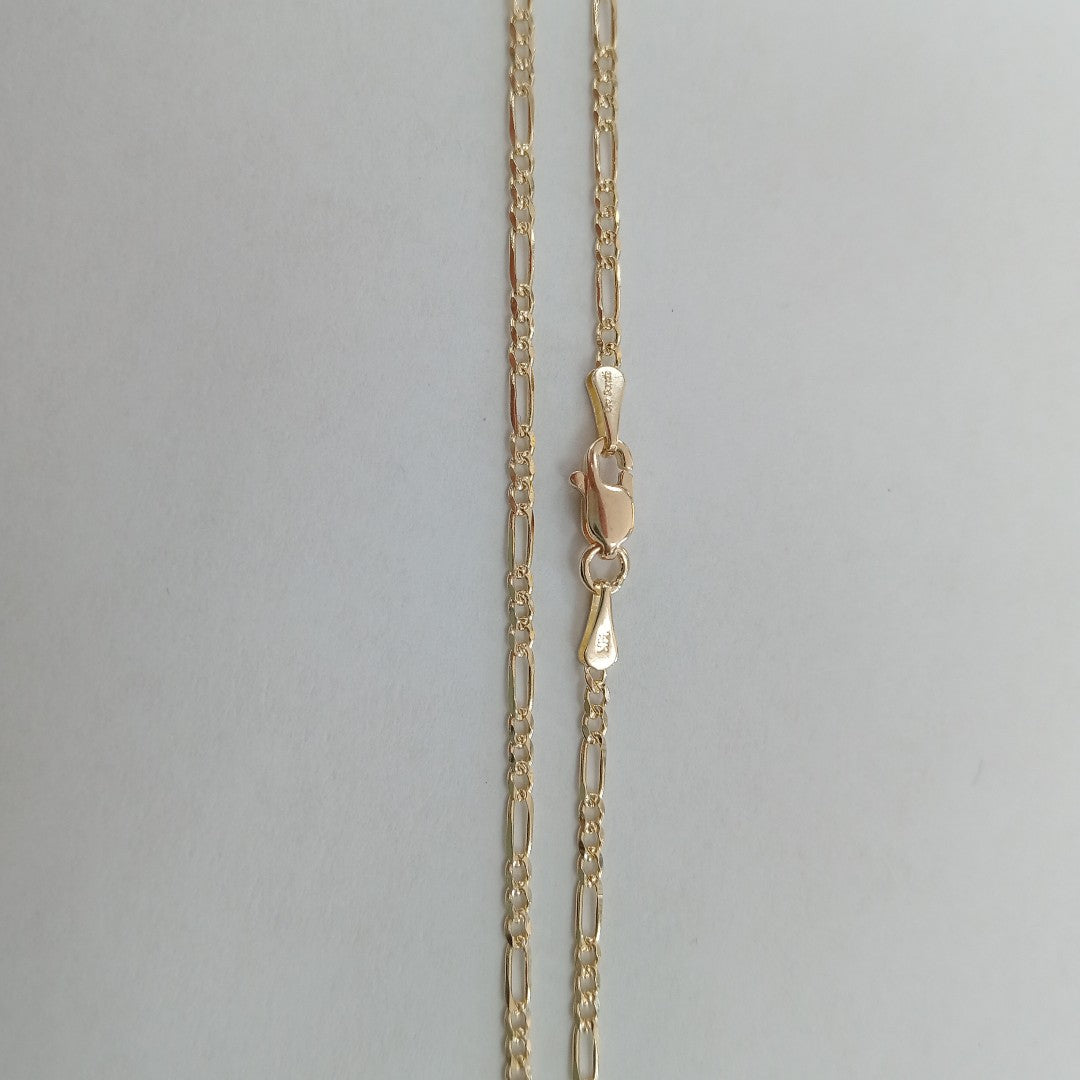 CADENAS 3X1 ORO 14K 55 CM 4 GR (NUEVO)