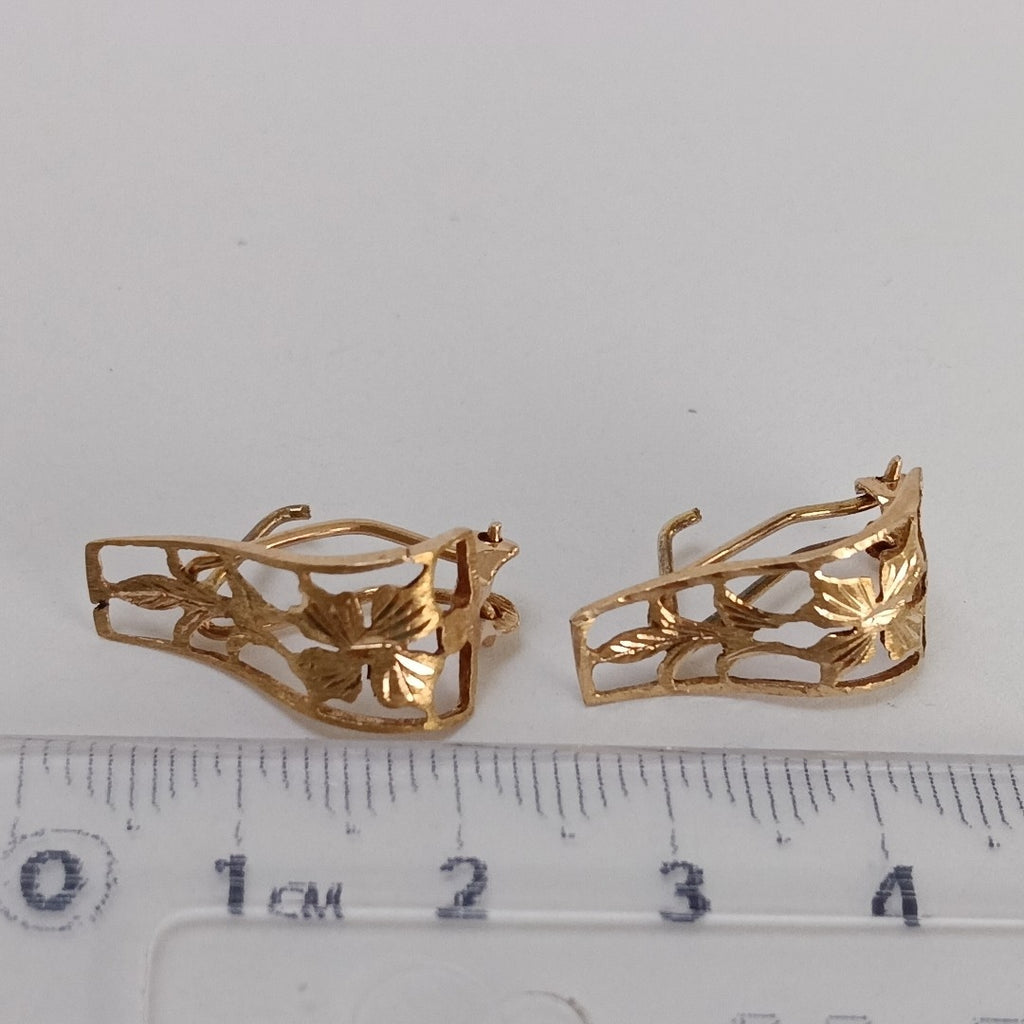 ARETES PAR ORO 10 K 2 GRMS (SEMINUEVO)
