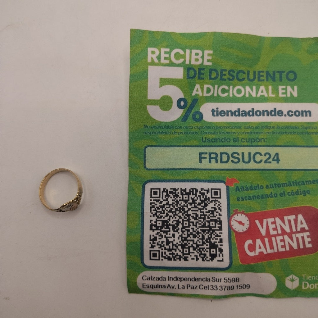 ANILLITO ORO 10 K 1.6 GRMS (SEMINUEVO)