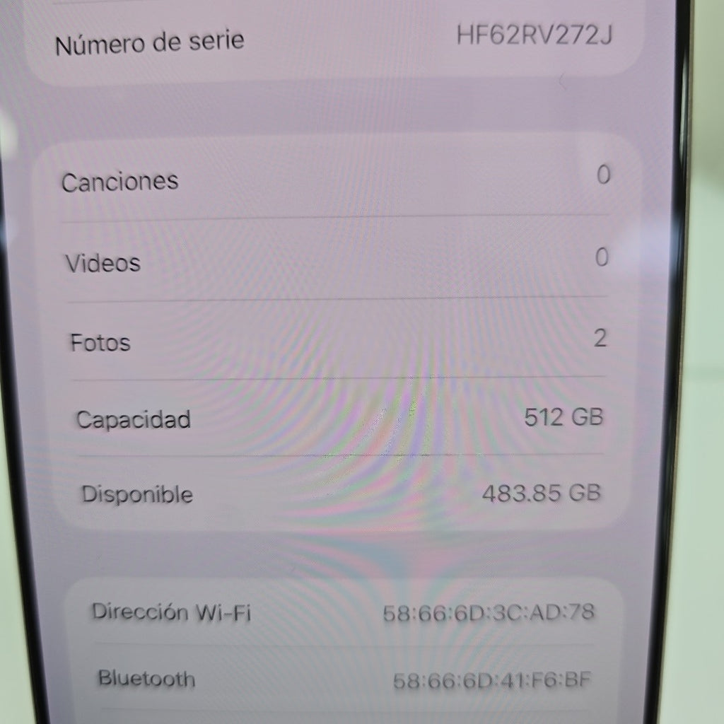 CELULAR APPLE IPHONE 16 PRO MAX A3295 (2024) 512 GB 8 GB RAM (SEMINUEVO)