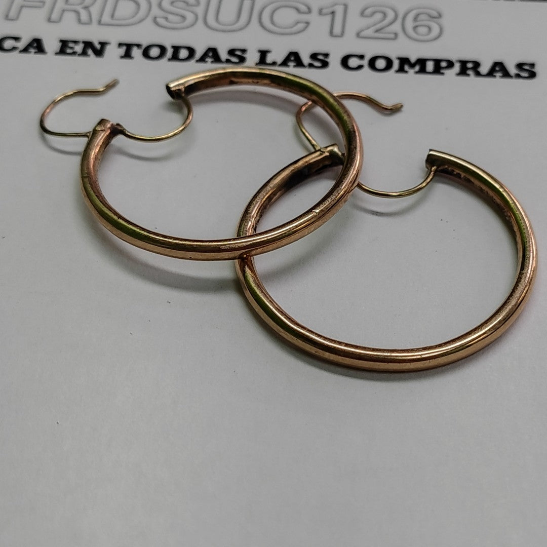 ARRACADAS PAR ORO 8 K 2.9 GRMS (SEMINUEVO)