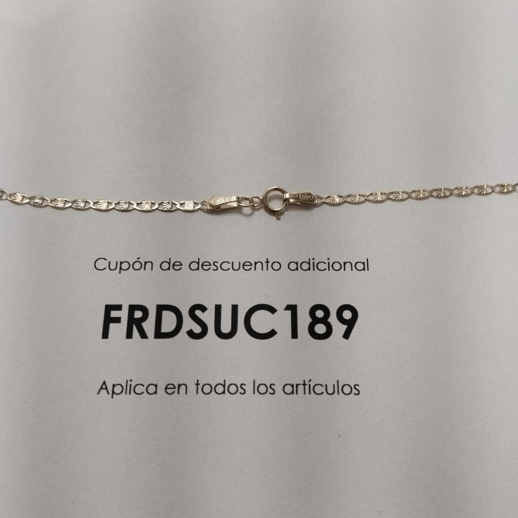 CADENAS TEJIDO GUCHI ORO 10K 55 CM 2.9 GR (NUEVO)