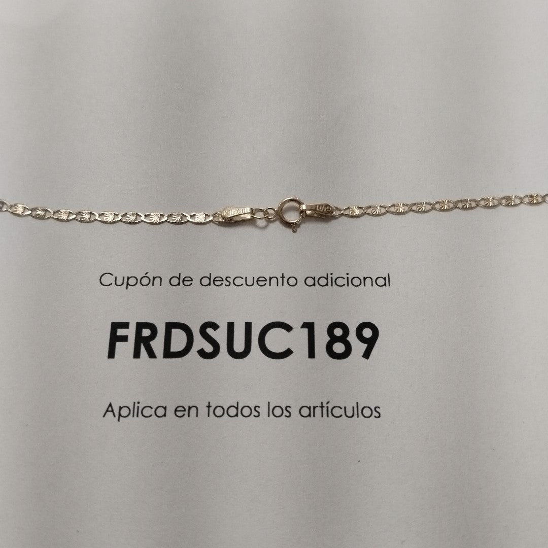 CADENAS TEJIDO GUCHI ORO 10K 55 CM 2.9 GR (NUEVO)