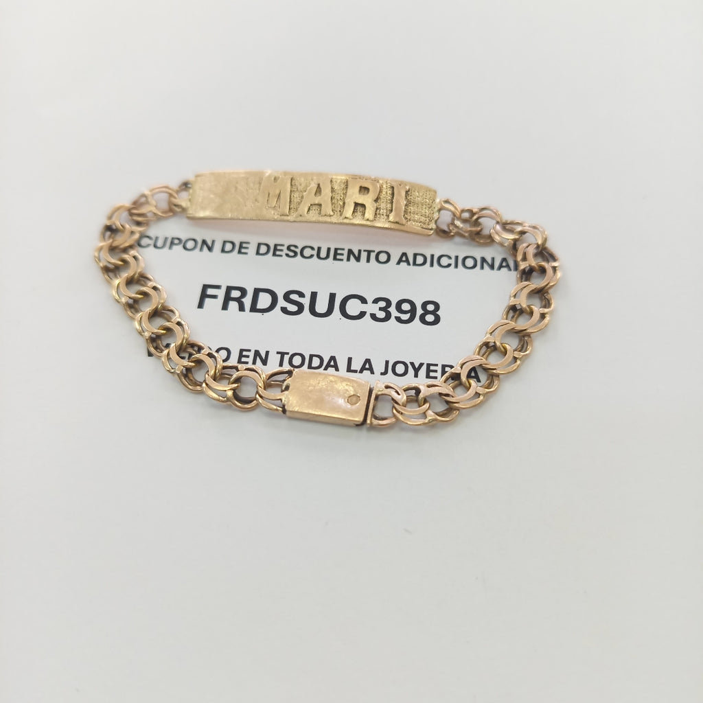 ESCLAVA ORO 10 K 9.1 GRMS (SEMINUEVO)