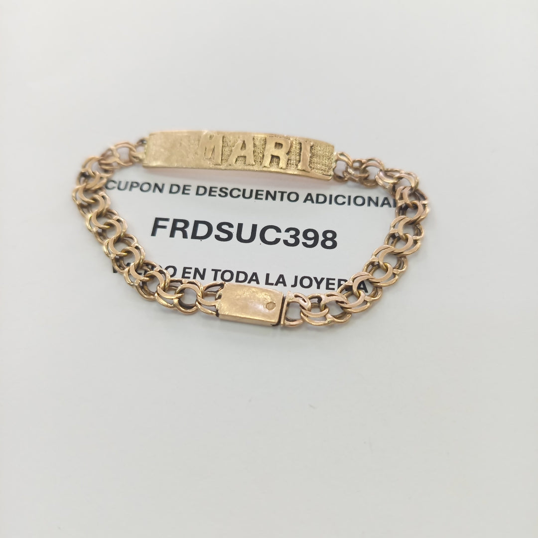 ESCLAVA ORO 10 K 9.1 GRMS (SEMINUEVO)
