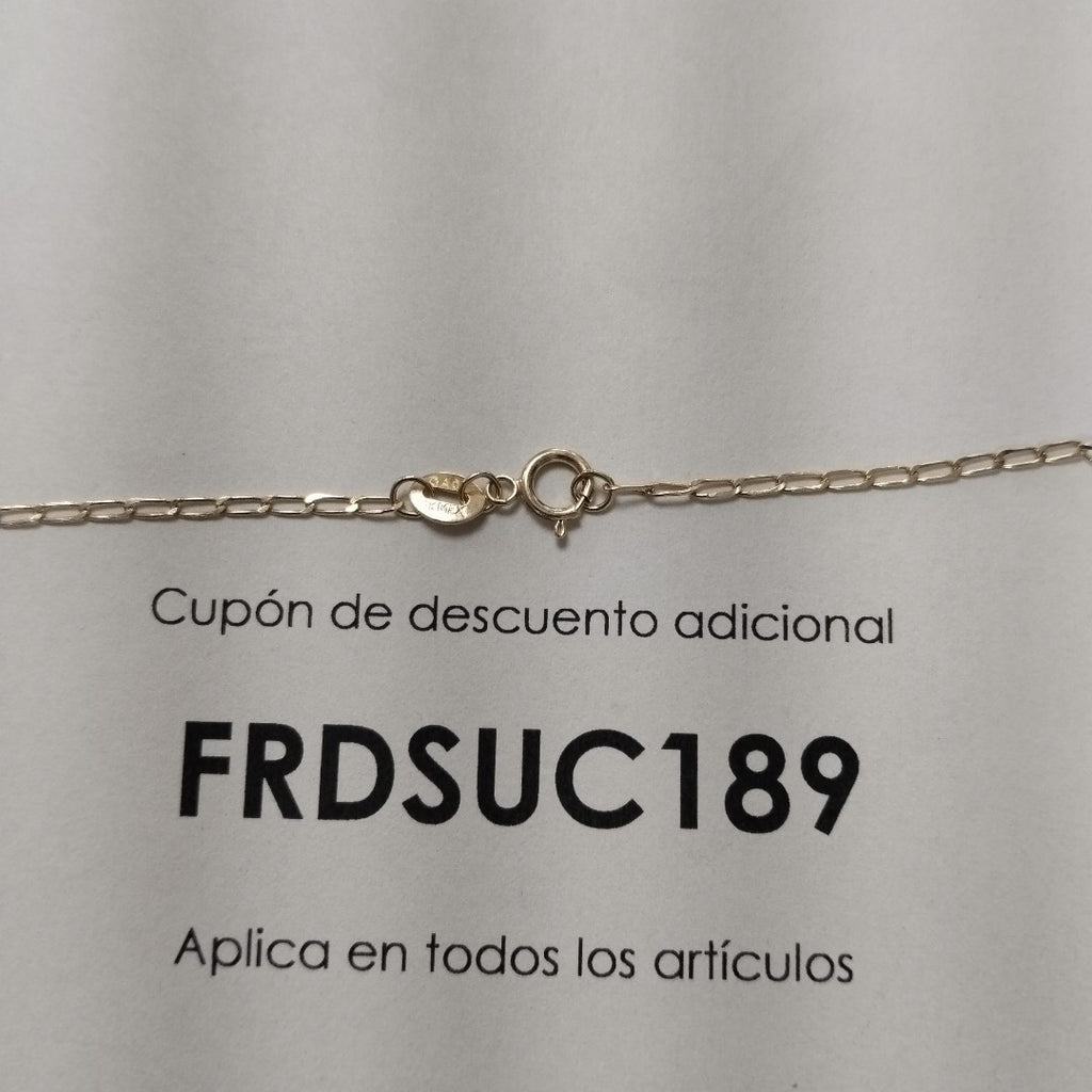 CADENAS TEJIDO ESLABONES ORO 10K 55 CM 1.9 GR (NUEVO)