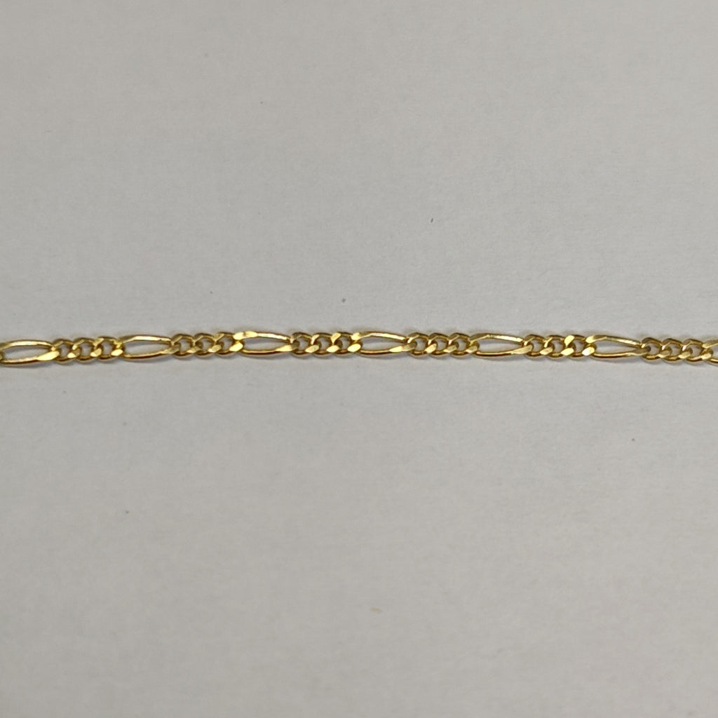 CADENAS TEJIDO 3X1 ORO 14K 55 CM 2.6 GR (NUEVO)