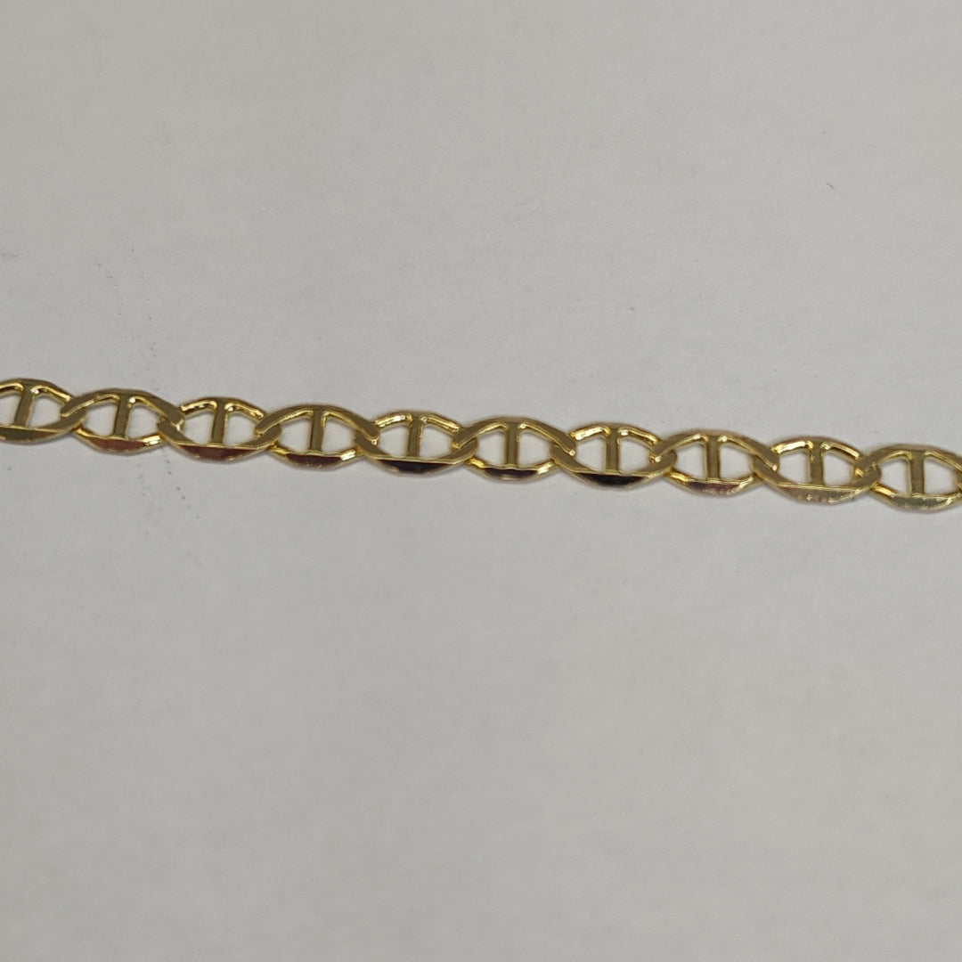 CADENAS TEJIDO MARINERA ORO 14K 60 CM 8.6 GR (NUEVO)