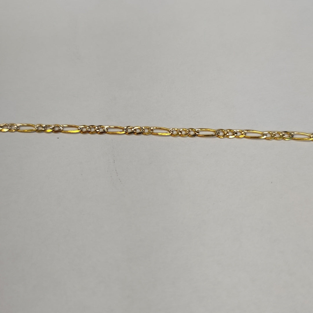 CADENAS TEJIDO 3X1 ORO 14K 55 CM 4.8 GR (NUEVO)