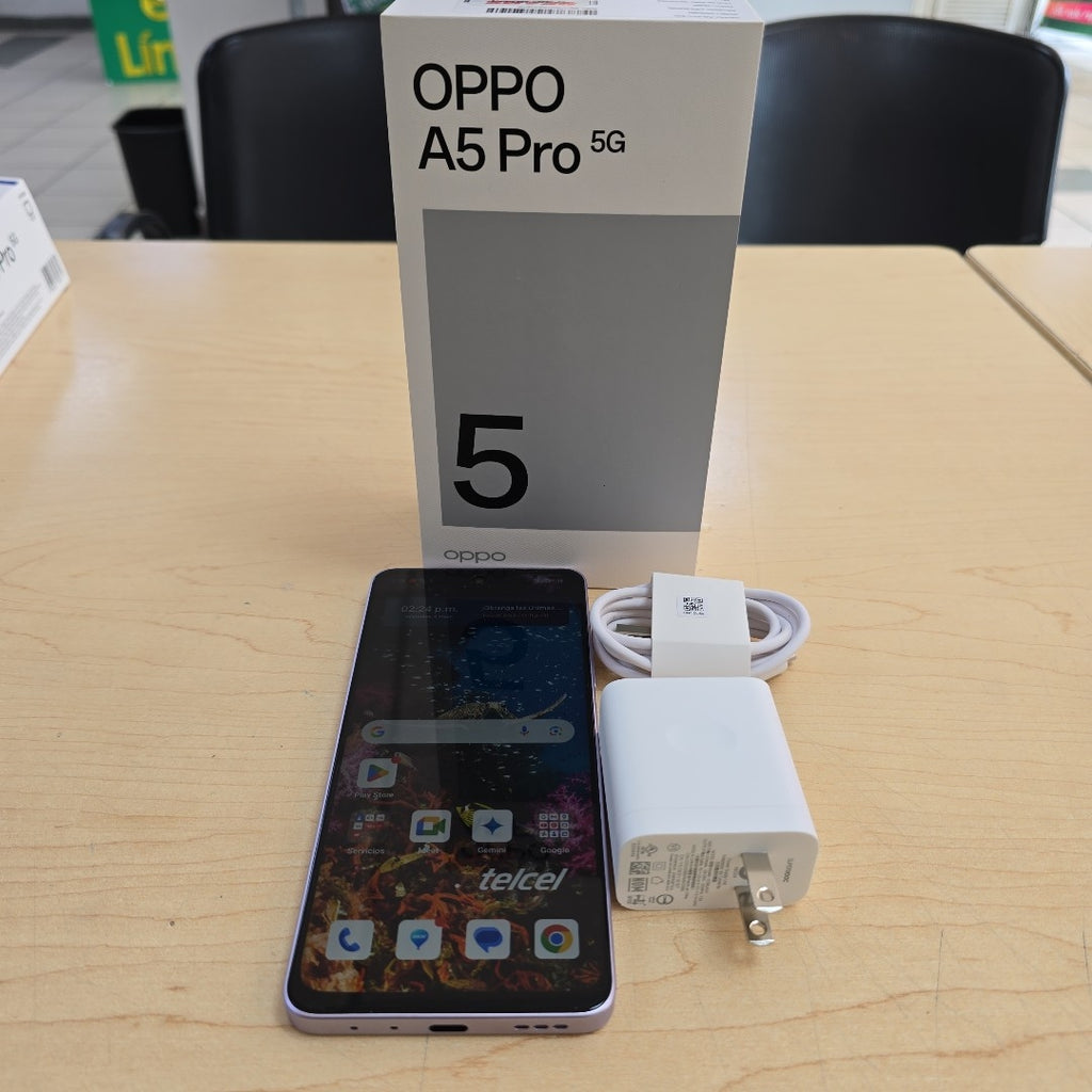 CELULAR OPPO A5 PRO 5G CPH2695 (2025) 256 GB 8 GB RAM (SEMINUEVO)