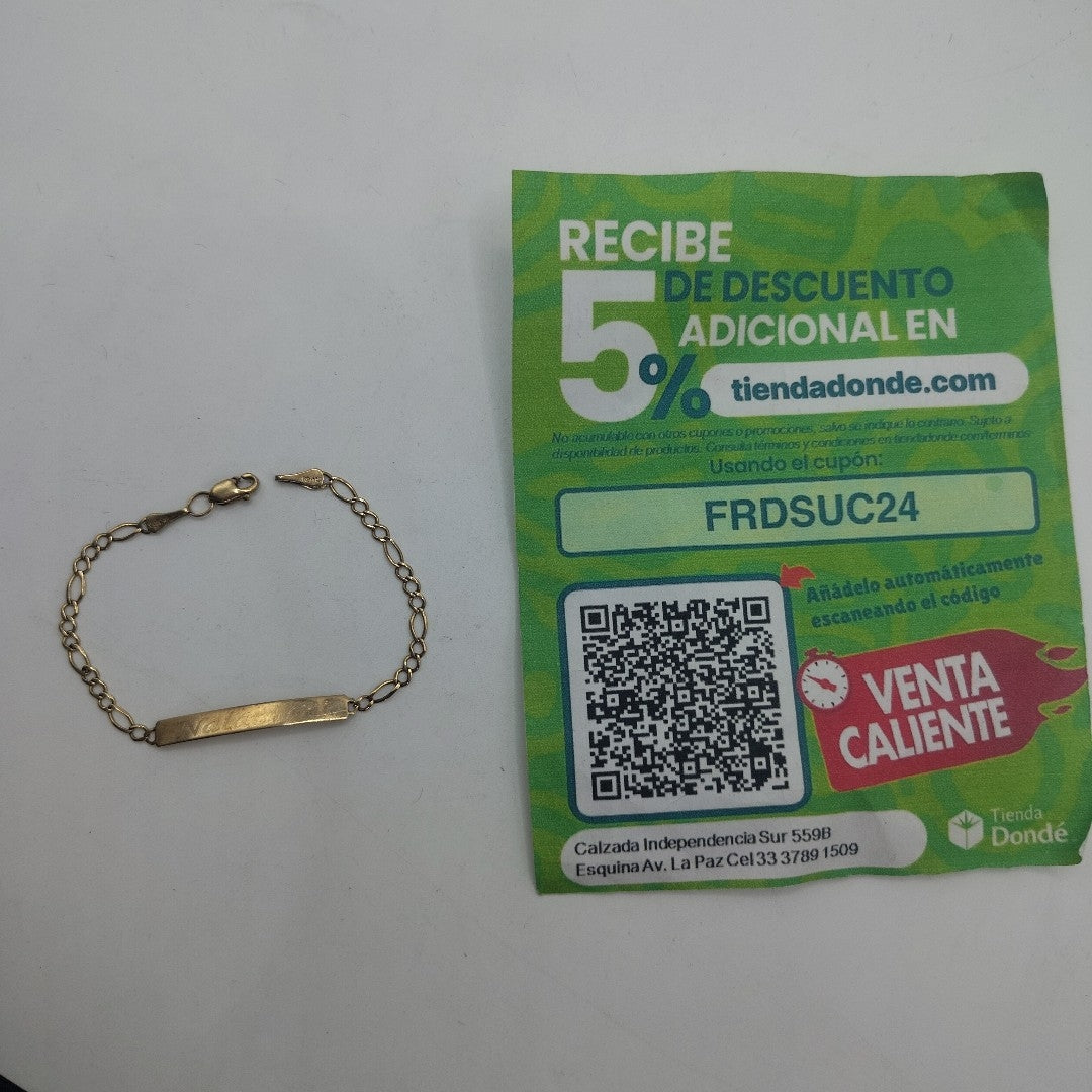 ESCLAVA ORO 10 K 1.9 GRMS (SEMINUEVO)