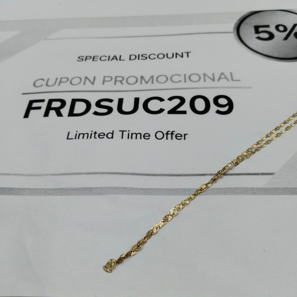 CADENA ORO 10 K 1.6 GRMS (SEMINUEVO)