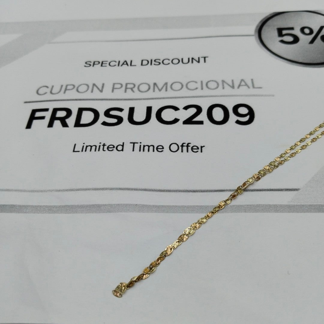 CADENA ORO 10 K 1.6 GRMS (SEMINUEVO)