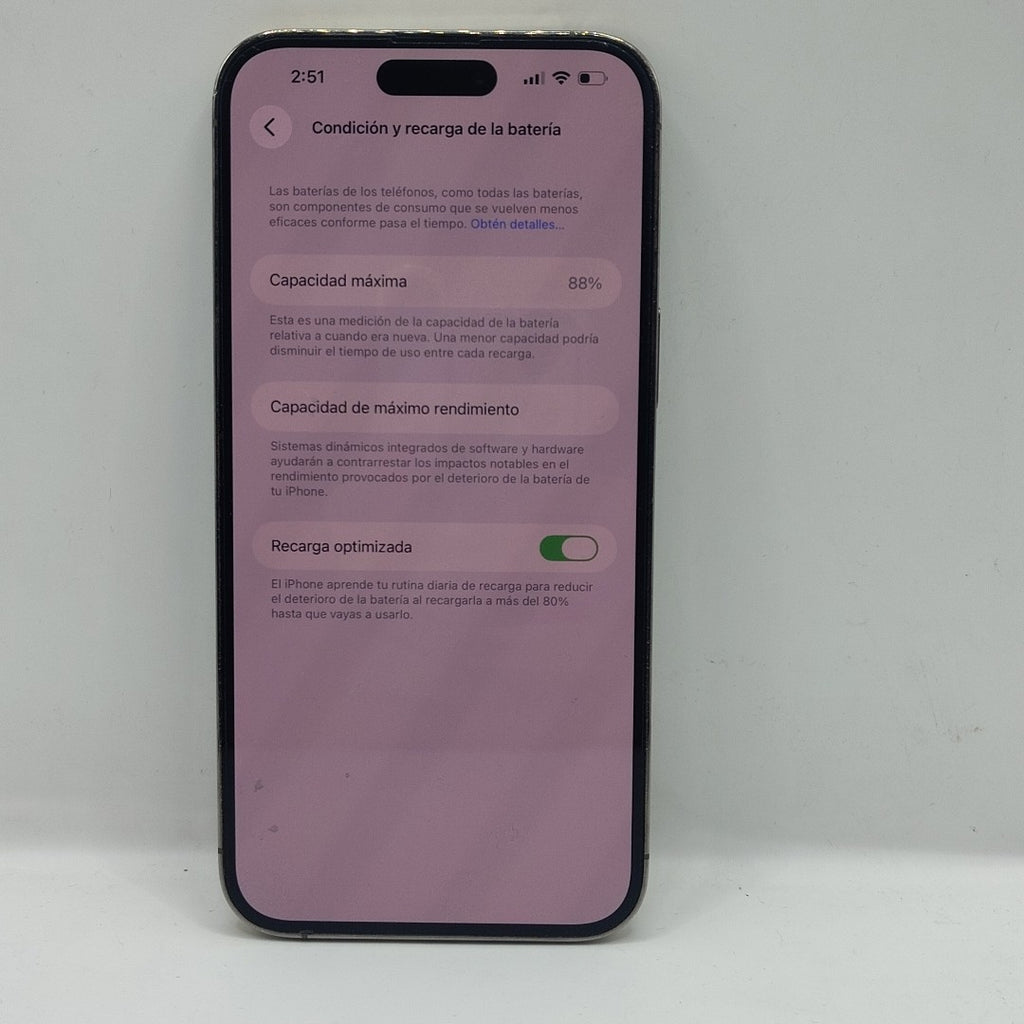 CELULAR APPLE IPHONE 14 PRO MAX A2893 128 GB 6 GB RAM (SEMINUEVO)