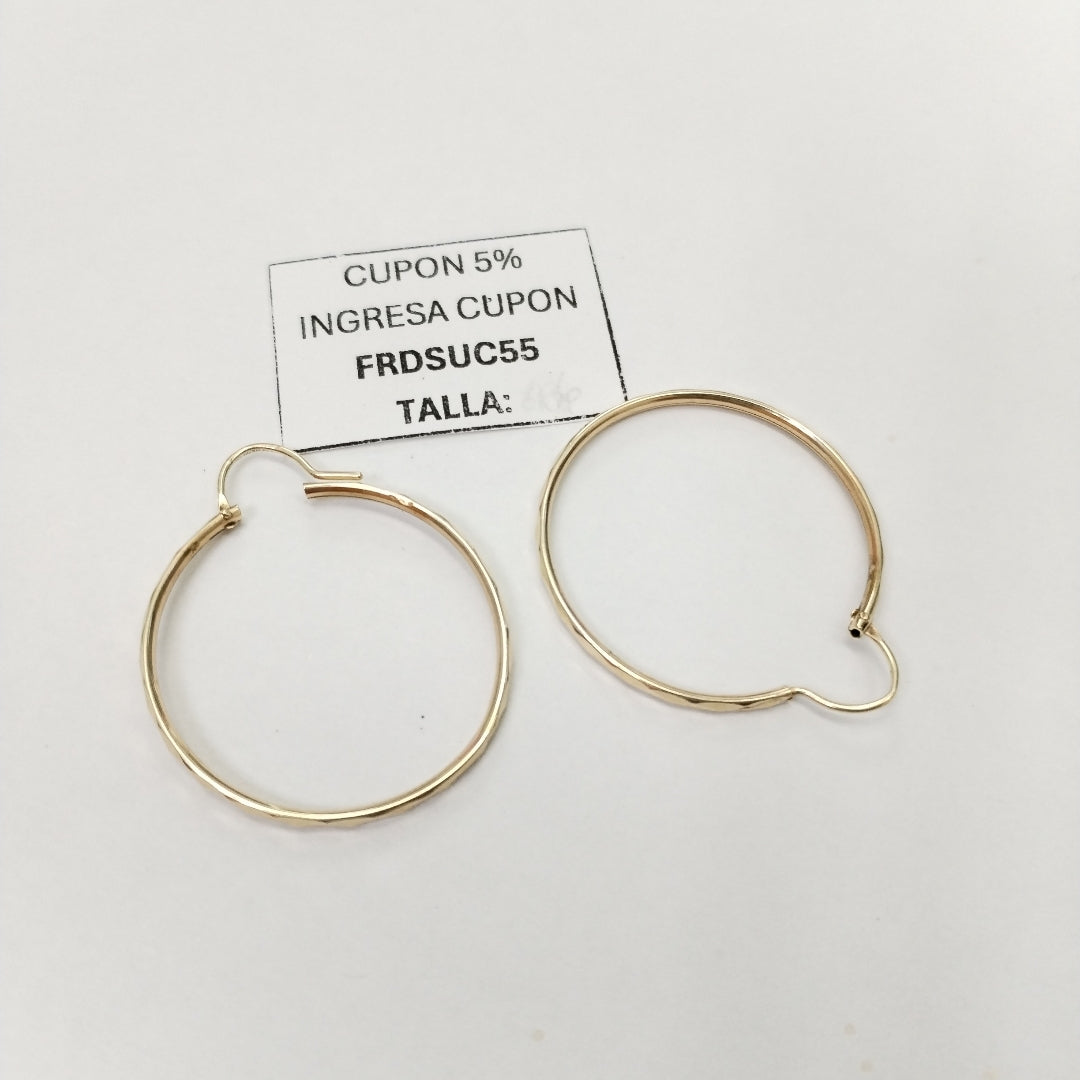 ARRACADAS PAR ORO 8 K 1.8 GRMS (SEMINUEVO)